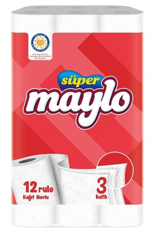 Maylo მაილო სამზარეულოს პირსახოცი 3 შრინაი, 12ც.