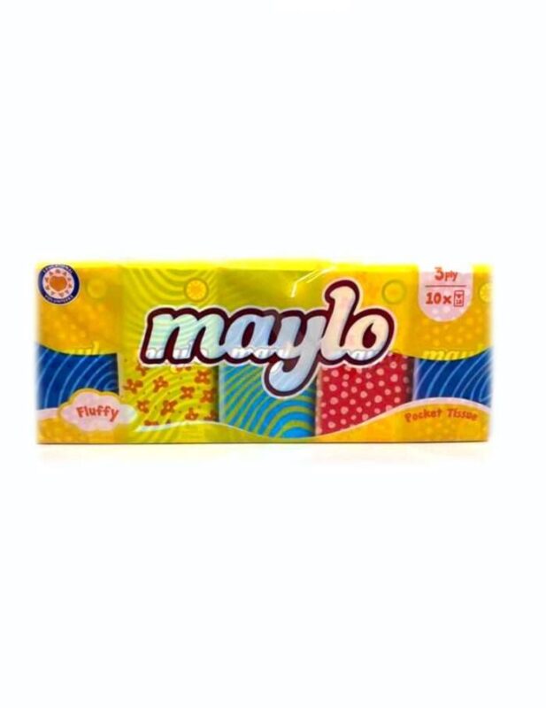 Maylo – მაილო ჯიბის ხელსახოცი 3 ფენა, 10 ცალი