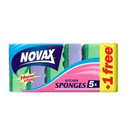 NOVAX სამზარეულოს ღრუბელი 5+1 ც ნოვაქსი