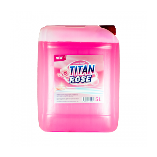 თხევადი საპონი ვარდი 5ლ TITAN (ტიტანი) (4860114890081)
