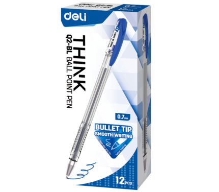 კალამი ბურთულიანი 0.7mm Q2 DELI