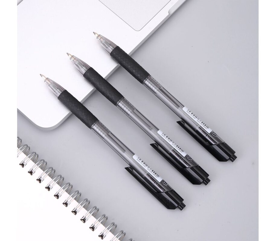 კალამი ბურთულიანი Bullet tip 0.7mm BLACK Q01920,DELI