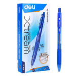 კალამი ბურთულიანი Bullet tip 0.7mm BLUE Q02330,DELI