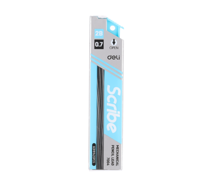 მექანიკური ფანქრის გული 0.7mm 2B Deli Stationery