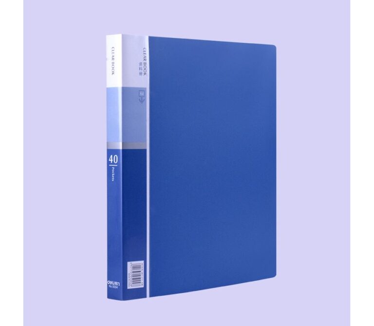 პლასტიკური საქაღალდე 40 ფაილით Deli Stationery
