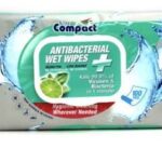 სველი ხელსახოცი ანტიბაქტერიული Ultra Compact 100ც.