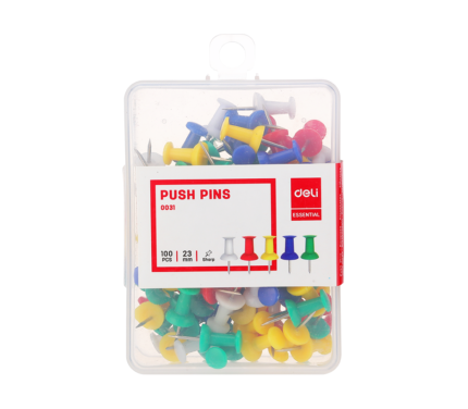ჭიკარტი ლურსმანი (100ც) Deli Stationery 0031