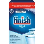 ჭურჭლის სარეცხი მანქანის მარილი Finish, 1,5 კგ.