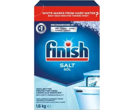ჭურჭლის სარეცხი მანქანის მარილი Finish, 1,5 კგ.